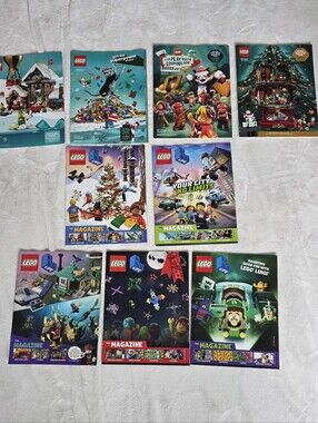 LEGO Life  Magazines And Gift Catalogues. Lot Of 9